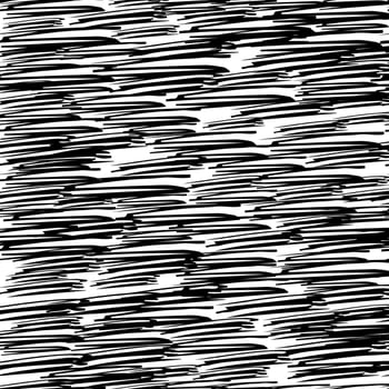 Seamless pattern with black pencil brushstrokes vector
