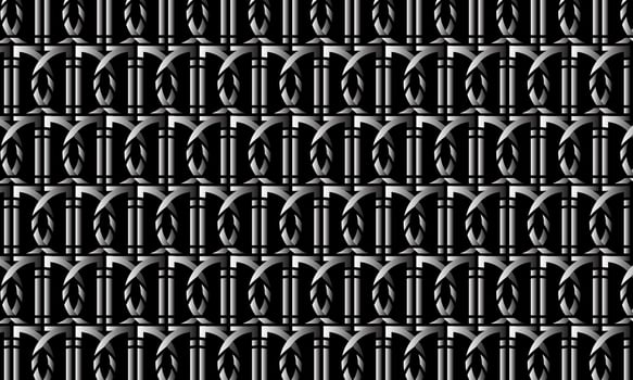 black and white abstract background with seamless pattern. geometric pattern - stock . vector