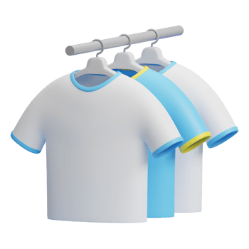 3d clothes laundry icon png