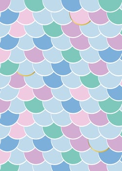 mermiad baby shower invitation card.vecteor illustration for vertical design vector