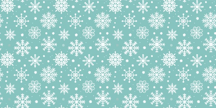 Snowflakes seamless pattern for decoration for Christmas design winter December background design cute snow wallpaper vector