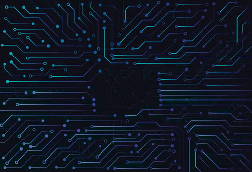 Abstract digital background with technology circuit board texture. Electronic motherboard illustration. Communication and engineering concept vector