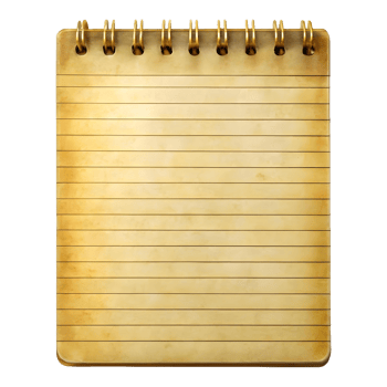 vintage note book png