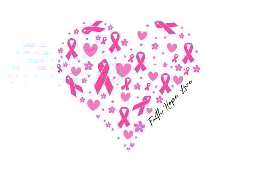 Faith hope love, Breast Cancer Quote Typography T shirt design vector