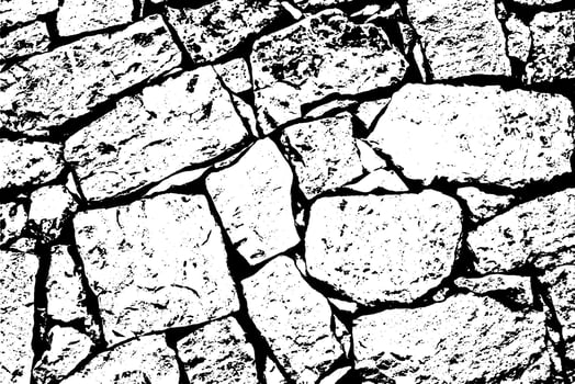 Transparent wall stone texture for background grunge effect vector