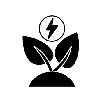 green energy concept line icon. Simple element illustration. green energy concept outline symbol design. vector