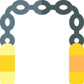 nunchaku illustration design vector