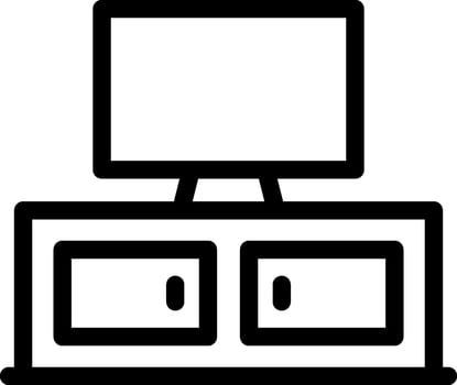 tv stand illustration design vector