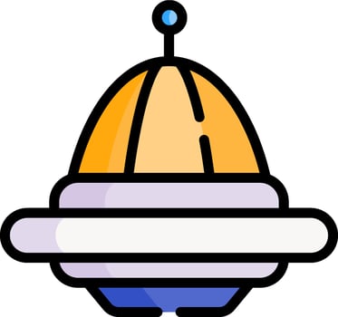 ufo illustration design vector