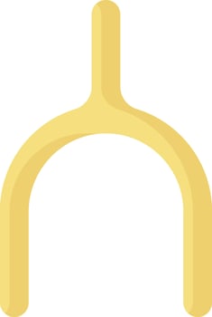 wishbone illustration design vector