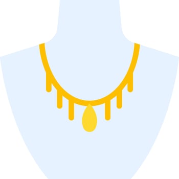 necklace illustration design vector