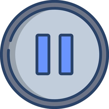 paused illustration design vector