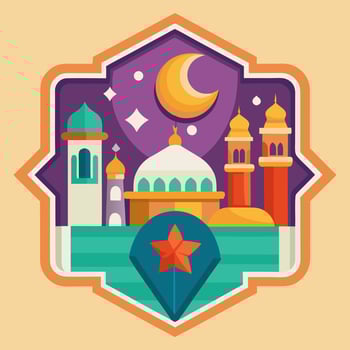 Ramadan Heritage Icons Collection vector