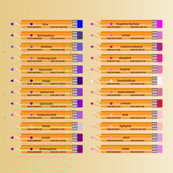 Pencils infographic. Infographic design template vector