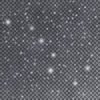 Mystical star pattern with magic dust glow vector
