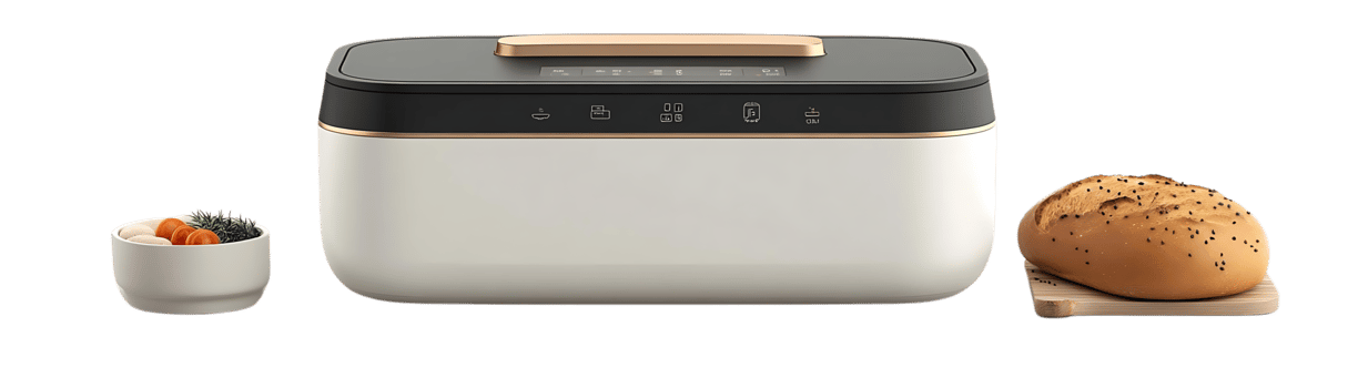 Smart Food Preservation System with a Transparent Background, Keeps Food Fresh Longer, Easy to Use, Sleek Design png