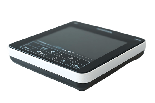 Black and White Digital Display with Transparent Background - Modern Technology png