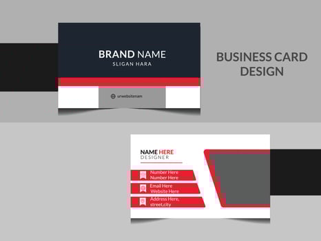 Modern business design template vector