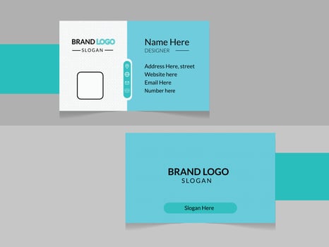 Modern color business design template vector