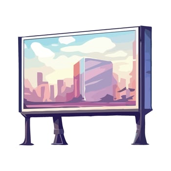 Billboard advertising billboard illustration vector