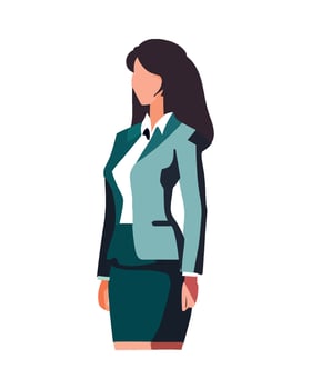 Business woman illustration vector