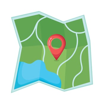 Map pin icon illustration vector