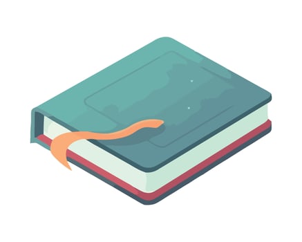 A book with a snake on it vector