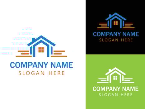 Real Estate Logo Design ReaL Estate vector