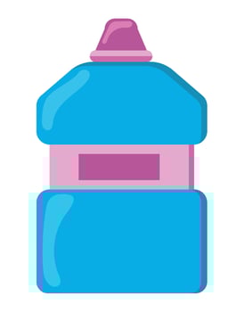 Water bottle icon illustration design vector