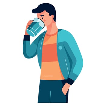 Man drinking water, drinking water, drinking water, drinking water, drinking water, drinking water, vector