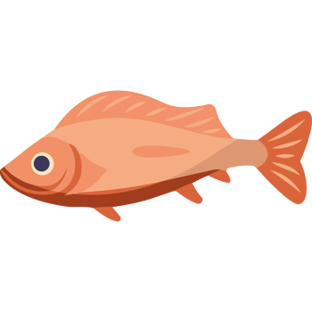 Fish icon on a black background png