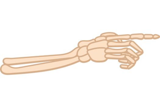 A hand pointing at something png