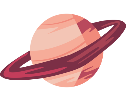 Saturn planet icon png