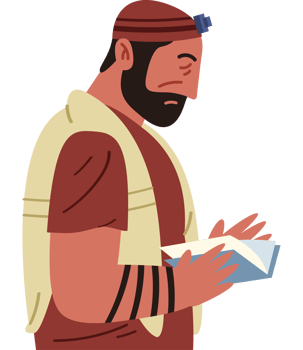 A man with a beard and a beard is reading a book png