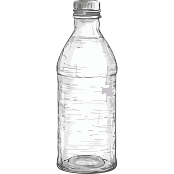 A drawing of a bottle of water png