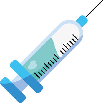 A syringe with a needle on it png