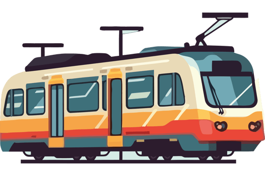 A train is shown on a black background png