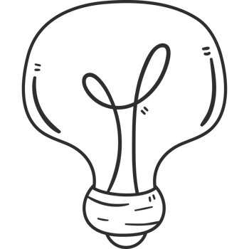 Light bulb icon illustration png