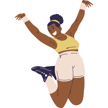 Serena williams jumping in the air png