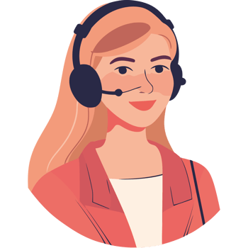 Call center agent avatar png