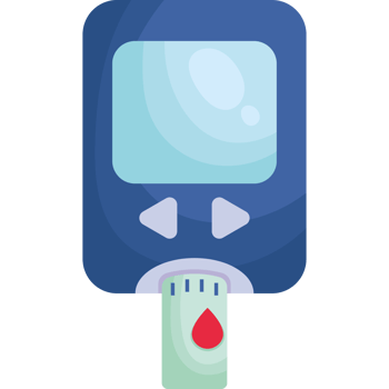 An image of a blood glucose meter png