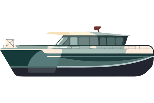 A boat on a black background png