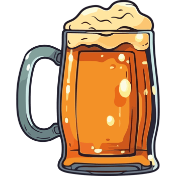 Beer mug illustration png