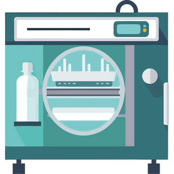 A medical device is sitting on a table png