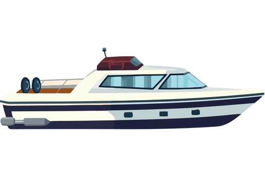 A boat on a black background png
