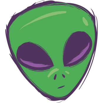 Alien face clip art png