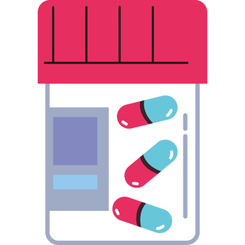 Pills in a pill box png