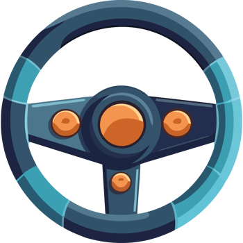 Car steering wheel icon png