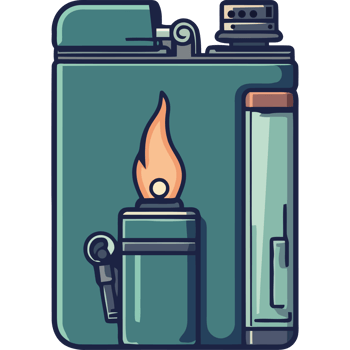 A lighter and a lighter are shown in this illustration png