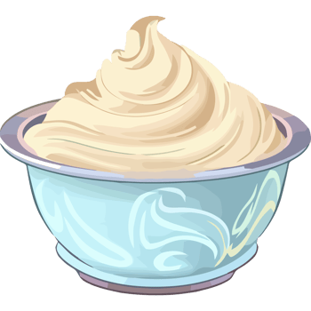 Ice cream in a bowl png